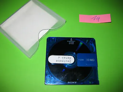 Kaufen 1 X Sony HI Blau  Minidisc MD MD LEER > Gelöscht > Formartiert > OK (14) • 29.88€