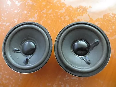 Kaufen 2 HIFI Lautsprecher Breitband Mit Gummi Säcke Hochwertiges Durchmesser 6,5cm Ti • 10.41€