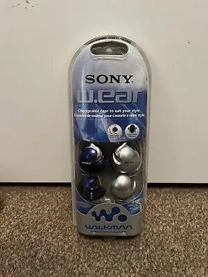 Kaufen Sony W.EAR Ohr Telefon MDR-Q22LP Walkman Wechselbare Kappen Blau & Silber Selten • 93.41€