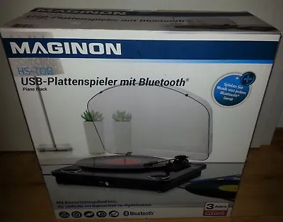 Kaufen Maginon USB PLATTENSPIELER M. Lautsprecher Und Blutooth HS-T08 Piano Black • 19.50€