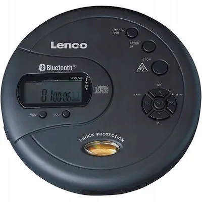 Kaufen Discman Hi-Fi Lenco CD-300 CD MP3 ESP Bluetooth MP3 Spieler Kopfhörer CD Player • 45€
