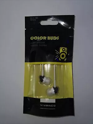 Kaufen In Ear Kopfhörer Vivanco SR 3 Black Kabelgebunden Farbe Weiß/Schwarz 1,2m 93dB • 8.99€