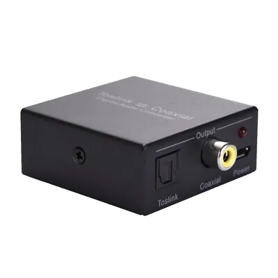 Kaufen 2-Wege Digital Coax Koaxial SPDIF Zu Toslink Optical Audio Konverter Adapter • 17.12€