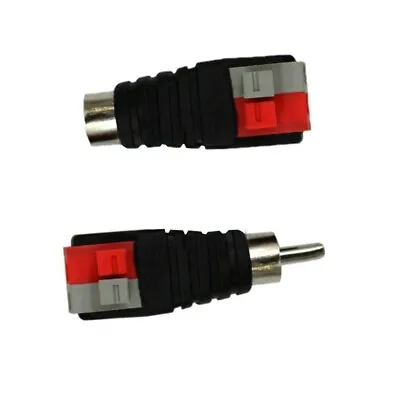 Kaufen 2pcs Draht Lautsprecher Kabel Zu Audio Stecker Rca Verbindung Adapter Provisions • 5.09€