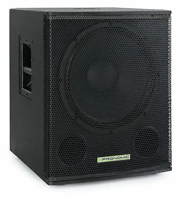 Kaufen DJ PA 15  Aktiv Subwoofer Lautsprecher 300 Watt RMS Bass Box Verstärker Schwarz • 279.99€