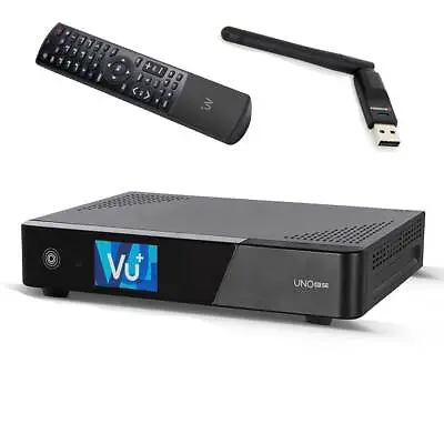 Kaufen VU+ UNO 4K SE DVB-C Kabel Receiver Linux FBC Twin Tuner PVR UHD 2160p WLAN Stick • 269€