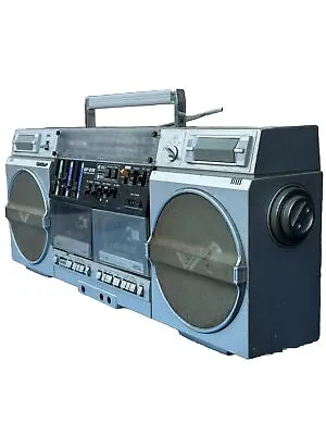 Kaufen Sharp GF-575 Ghetto Blaster Stereo Cassette 80's Boombox Working (UK Read Below) • 350€