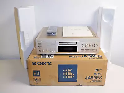 Kaufen Sony MDS-JA50ES High-End MiniDisc Recorder OVP W.NEU, FB&BDA, 2 Jahre Garantie • 2,999.99€
