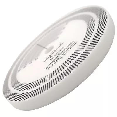 Kaufen  Weiß Acryl Geschwindigkeit Messung Für Schallplatten Spieler Becken Ärmel • 10.58€