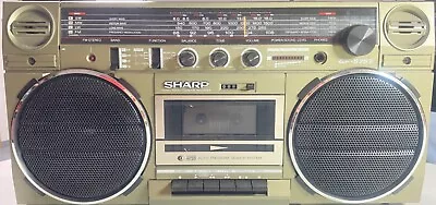 Kaufen GHETTOBLASTER  SHARP  GF-5757  80s STEREO RADIO RECORDER Radio Funktioniert • 119€