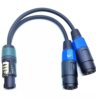 Kaufen Adapter Y-Kabel Splitter Neutrik Speakon Stecker-2 X  Speaker Kupplung 2, 5 Mm² • 23.50€