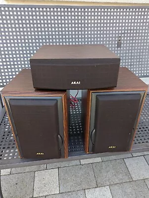 Kaufen Hifi Lautsprecher Boxen Akai 3 Stück  • 20€