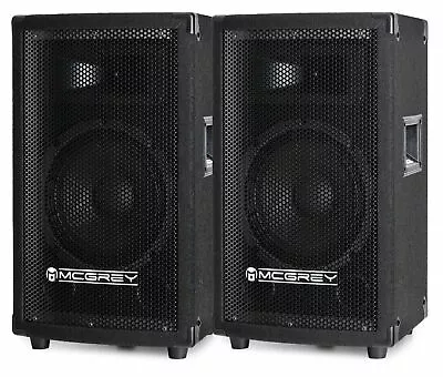 Kaufen Paar 300w Dj Pa Hifi Lautsprecher Party Monitor Box 8  (20cm) Bass Subwoofer Set • 99.40€