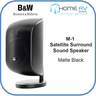 Kaufen Bowers & Wilkins M-1 Satelliten-Surround-Sound-Lautsprecher - Mattschwarz • 242.31€