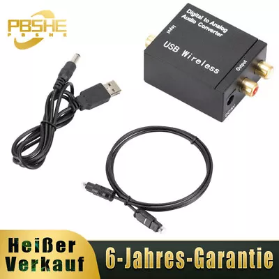 Kaufen Wandler Konverter Digital Analog Audio USB Converter HiFi RCA Adapter USB Kabel • 11.75€