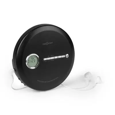 Kaufen CD Player Discman Mobiler MP3 Spieler Bluetooth LCD Display Kopfhörer Schwarz • 34.99€