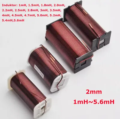 Kaufen 2mm 1~5.6mH Audio Verstärker Sauerstofffrei Kupfer Spule Frequenzweiche Induktor • 74.41€