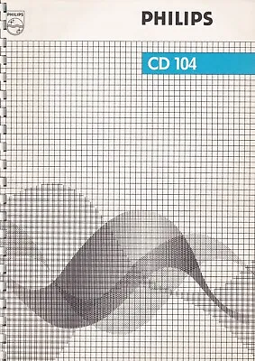 Kaufen Bedienungsanleitung-Operating Instructions Für Philips CD 104  • 15€