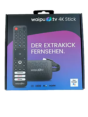 Kaufen Waipu.tv 4K Stick Fernbedienung Schnellwahltasten Fernsehen TV WLAN HDMI 4K HDR • 54.95€