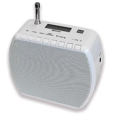 Kaufen Dual STR 101 Steckdosenradio (UKW-Radio, Bluetooth Für Audiostreaming) Weiß • 17.95€