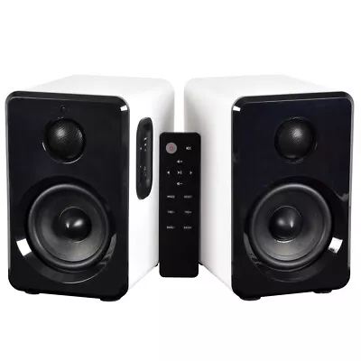 Kaufen AV:Link Active Bluetooth Bücherregal Lautsprecher HiFi Soundsystem Weiß • 60.54€