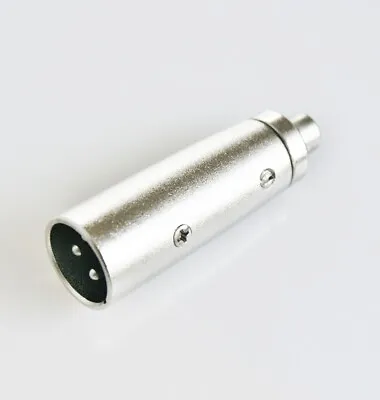 Kaufen Audio-Adapter Metall XLR-Stecker > Cinch / RCA Kupplung Buchse Chinch • 2.95€