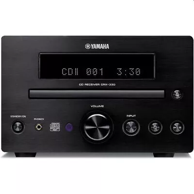 Kaufen YAMAHA PianoCraft MCR CRX-330 Schwarz CD Receiver USB IPOD FM RDS FB • 44€