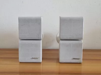 Kaufen 2x Bose Lifestyle Acoustimass Doppelcubes Cubes Weiß Mit Wandhalterung • 90€