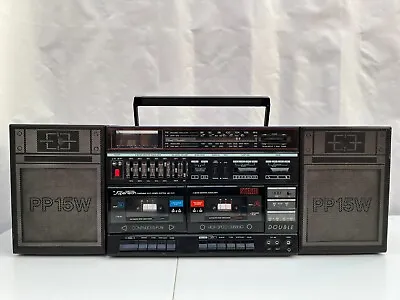 Kaufen Supertech MC-15/2 Intersound Boombox Ghettoblaster Vintage Radiorecorder Working • 135€
