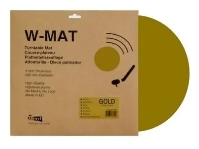 Kaufen Winyl W-Mat Acrylic GOLD Acryl Matte Silber 295mm Stärke Ca 3mm • 44.90€