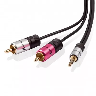 Kaufen Klinke 2X Cinch Audiokabel Stereo Audio Kabel Stecker Klinken Auto Klinkenkabel • 3.46€