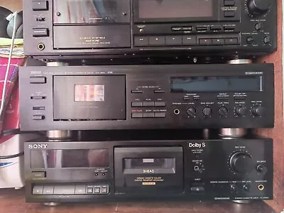 Kaufen Pioneer CT-656 Stereo Cassette Deck/Tape 3-Head-System-Dolby HX PRO Schwarz • 60€