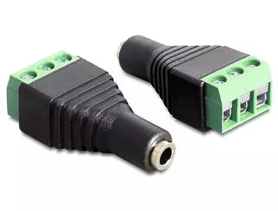 Kaufen Adapter Terminalblock - Klinkenbuchse 3,5mm 3 Pin Stereo Schraubbar • 4.73€
