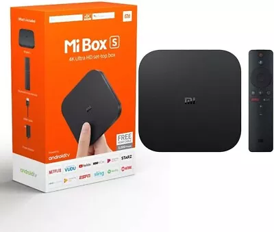 Kaufen Xiaomi Mi Box S 4K Android TV HDR Wireless Streamer Smart Streaming Media Player • 71.46€