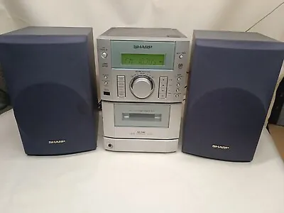 Kaufen SHARP Mikro Kompakt-Stereo-Anlage XL-540H Radio Kassette CD • 89.95€
