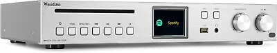 Kaufen Audizio Brescia Internet-Receiver Mit Verstärker, DAB+ Und CD-Spieler Aluminium • 319.95€