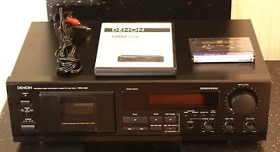 Kaufen Denon DRM-550 High-End Stereo Cassette Deck, Riemen Neu Mit Bedienungsanleitung • 129€