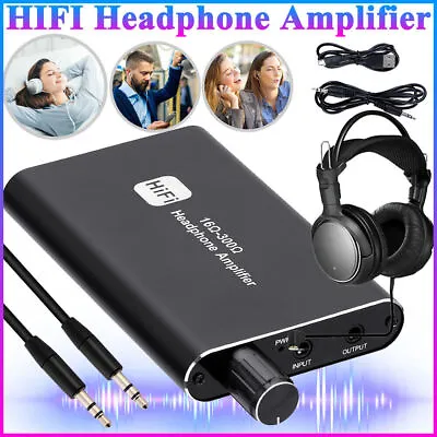 Kaufen Mini Kopfhörer-Verstärker HiFi Home Audio Headphone Amplifier Desktop Stereo Amp • 19.99€