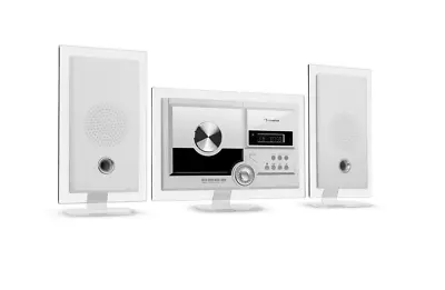 Kaufen Stereoanlage DAB+ Digitalradio CD Player USB MP3 Bluetooth Lautsprecher Weiß • 102.90€