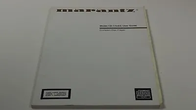 Kaufen MARANTZ CD-17MkII Cd Player - Bedienungsanleitung/User Manual • 39€