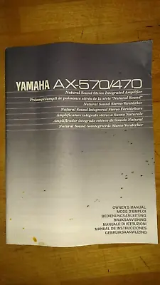 Kaufen Yamaha AX-570 / 470   Bedienungsanleitung Operating Instuctions Manual • 2€