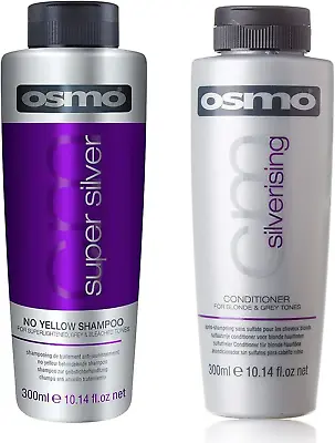 Kaufen Osmo Super Silver Kein Gelbes Shampoo & Versilberung Conditioner 300 Ml Doppelpack • 23.01€