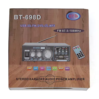 Kaufen 30W DC 12V FM Radio HiFi 2 Kanal Digital Audio Stereo Power Verstärker Auto NEU • 24.79€