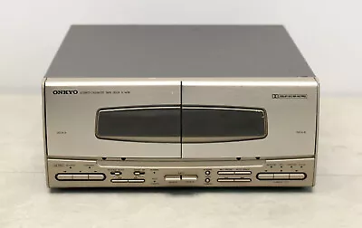 Kaufen Onkyo K-W30 Stereo Double Cassette Tape Deck Doppel Kassetten Deck Tapedeck • 17.99€
