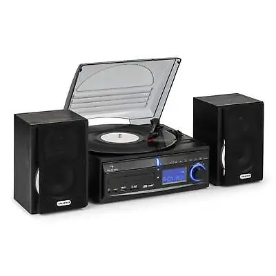 Kaufen Top Hifi Stereo Musik Anlage Plattenspieler Cd Player Radio Usb Sd Mp3 Encoding • 124.99€
