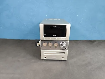 Kaufen JVC Micro Component System UX-GB9DAB CD Player AUX DAB FM Radio Silber • 17.51€