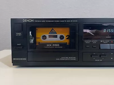 Kaufen Denon DR-M12HX Stereo Cassette Tape Deck Kassettenspieler Recorder Rekorder • 65€