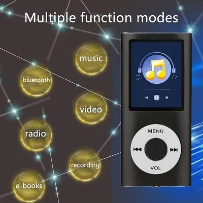 Kaufen MP3 Musik-Player Bluetooth Farbbildschirm Hi-Fi-Medien Klassik Kompakt • 15.22€