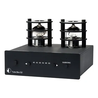 Kaufen Pro-Ject Tube Box S2 Audiophile High End Röhren Phono-Vorstufe MM MC Schwarz • 379€