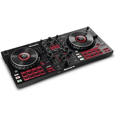 Kaufen Numark Dj Controller 4 Decks Für Serato Mixtrack Platinum FX Mixer Paddel Neu • 320.21€
